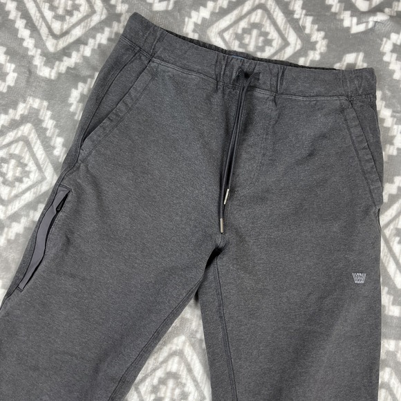 Mack Weldon ACE Sweatpants Men Small Gray Joggers Daily Wear Stretch Cotton - Picture 2 of 16